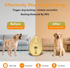 Ultrasonic Anti Barking Device For Dogs  Rechargeable Bark Box  75ft gold 