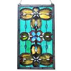 Stained Glass Tiffany Style Victorian Design Hanging Window Panel Suncatcher