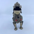 Vintage Intricately Detailed South East Asian Filigree Temple Guardian Figurine