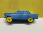 Vintage Auburn Police Car   Rubber Toy Car  Made  Usa     576  Auburn Police Cop