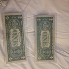 Star Note 1957  1 Us Silver Certificate Lot Of 2 A And B