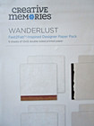 Creative Memories 12x12 Wanderlust Fast2fab-inspired Designer Paper Pack  6  New
