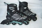 Rollerblade Zetrablade W Size 9 Women  Black blue Inline Fitness Skates 