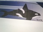 New Windsical 24  Killer Whale Swiming In The Wind Lawn   Porch   Fence Flag