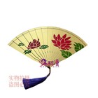 Demon Slayer Kimetsu No Yaiba Douma Acrylic Folding Fan W tassel Cosplay Props