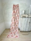 Fabric Vintage French Large Scale Cotton Curtain C1900 Pink Ground 2 83 Yards