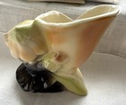 Vintage Shawnee Usa Pixie Elf Planter Unmarked Chartreuse Green Orange 4   