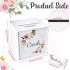 Pvc White Wedding Card Box With Lock Diy Gift Card Box For Wedding Reception    