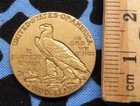 1911  5 Gold Indian Head Half Eagle Coin  United States Of America  5 Gold Coin