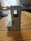 Vintage Jasco Bless This House Tin Metal Match Box Dispenser Holder Wall Mount