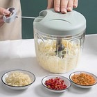 Manual Food Chopper Hand-pull String     Portable Onion   Garlic Mincer