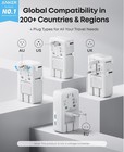 Anker Nano Travel Adapter 5-port Power Adapter With Ac  Usb-a  And Usb-c
