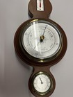 Vtg Airguide Triple Weather Station Barometer hygrometer Mcm Usa Works 23   