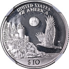 1998-w Platinum American Eagle  10 Ngc Pf69 Ultra Cameo Brown Label - Stock