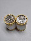 Kennedy   Others Unsearched Bank Wrapped Half Dollars Rolls  - Free Delivery