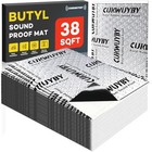 Butyl Sound Deadening 80mil 38sqft Sound Deadening Mat  34pcs  38 Sqft