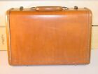 Vtg Samsonite Luggage Train Case Suitcase Camel Brown Shwayder Bros Inc  No Key