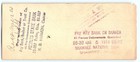 1919 Prague  Ok First National Bank Cancelled Check