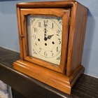 Wuersch Mantel Clock Hermle 340   020 Floating Balance Westminster Chime Serviced