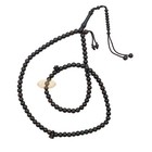 Tamarind Wooden 99 Beads Muslim Rosary 9mm Tasbih Dhikr Necklace In Gift Box