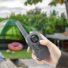 Onn Walkie Talkies 16 Mile Range With Two Way Radios  Led Light  121 Privacy Cha