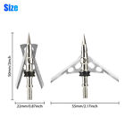 24pc Raging Hypodermic Trypan 2 Blade 100 Grain 2  Cut Dia Expandable Broadheads