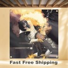 Kiss Ace 4 x4  Banner Album Cover Art Fabric Poster Flag Tapestry