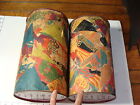 A Pair Of Vintage Hippy Decopodge Garbage Cans So Cool