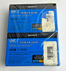 Sony 2-pack 30 Minute Vhs-c Premium Grade Camcorder Videocassette Tapes Sealed