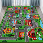 Kids City Road Play Mat Rug Traffic Carpet Toy Car Track Educational Playroom