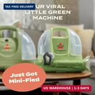 Bissell Little Green Mini Portable Carpet And Upholstery Deep Cleaner  Car auto