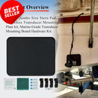 Screwless Transducer Mount Kit - Standard Size - Black - No Screws Included