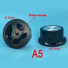 5 Sizes 6mm Large Potentiometer Knobs   Volume Amp Dial For 6mm Shaft Pot A1-a5