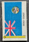 Regimental Sergeant Major Gold Coast 1949 Topps Soldiers   Flag Mini Card  nm 
