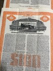  lot Of 4  Cairo And Norfolk Railroad Company Mortgage Bond- Kentucky 1908