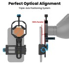 Three Triping 3-axis Spotting Scope Phone Adapter And Telescope Mount    