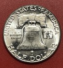 1956 P Franklin Silver Half Dollar  Choice To Gem Uncirculated 