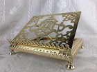 New Holy Bible Stand Book Holder Reading Desk Church Folding Stand Brass Sjj-1
