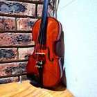 Antique French Nicolas Bertholini 4 4 Violin Ca  1890 s- French Polished W  Case