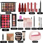 All-in-one Makeup Kit For Women Multipurpose Pink Set For Beginners And Pros