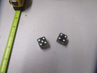 Las Vegas Aladdin Smoke Acrylic Transparent Souvenir Dice Pair