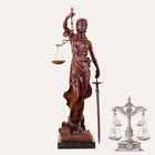 62cm Bronze Lady Justice Statue Mythology Themis Goddess Justice Sculpture Decor