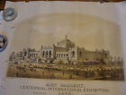 Vintage Poster  1876 Centennial Art Gallery 21 X 27 Inches From 1874 