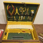 Vtg Custom Model Train Toolkit Railroad Files Drills Blades Scissors Clamps More