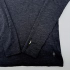 Smartwool Merino 250 Base Layer Ribbed Turtleneck Top Gray Womens Medium