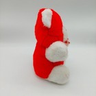 Dan Dee Red White Teddy Bear 1987 Plush Stuffed Animal 8  Valentines 
