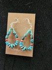 Sterling Silver And Turquoise Dangle Earrings