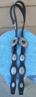 Vintage Shaped Ear Horse Headstall Silver Overlay Large Silver Buckles Conchos