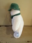 Vintage Eden Raymond Briggs Snowman Plush Green Hat Scarf 10 