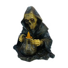 Reaper Backflow Incense Burner - Gothic Smoke Waterfall   Spooky Decor